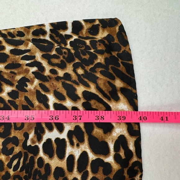 Mph Collection Sleeveless Mini Dress Womens Sz 2X Animal Print Button Down NWT - Picture 9 of 10
